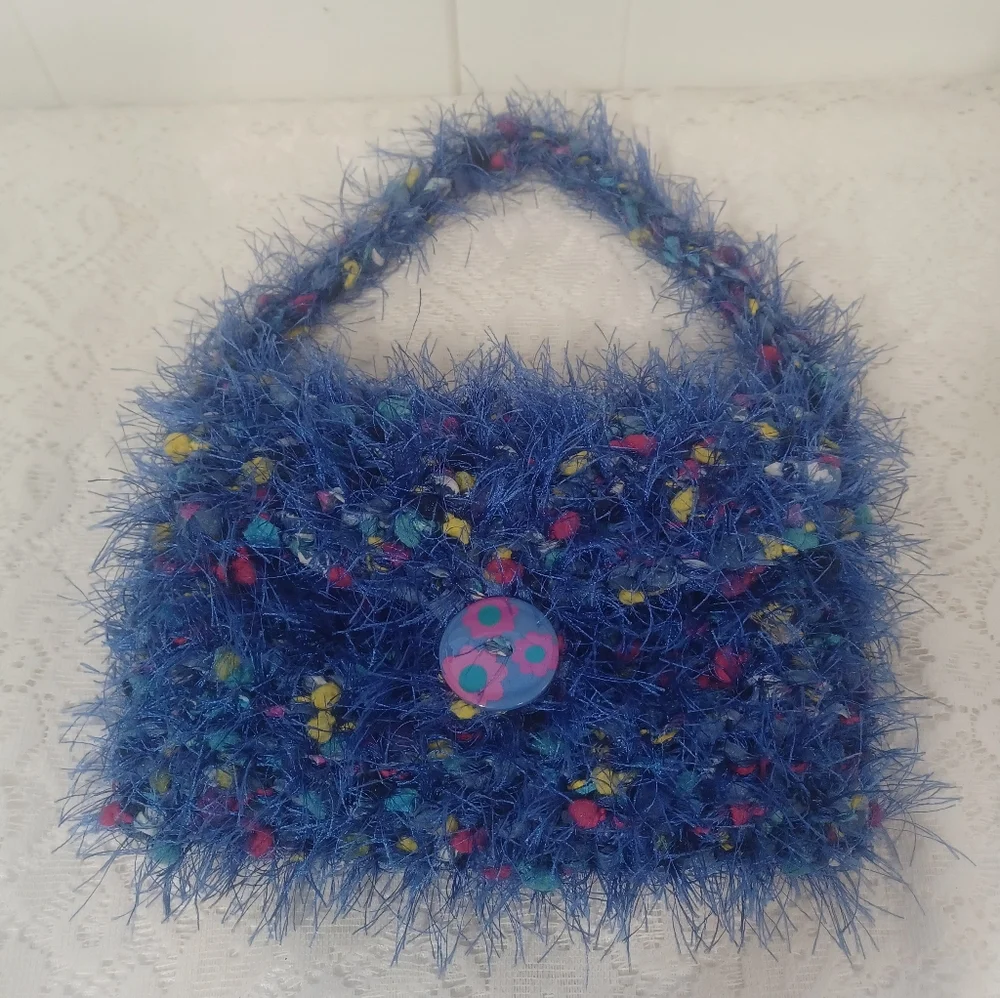 Fuzzy Knit Purse - Picture 2 of 8